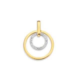 Hanger bicolor zirkonia