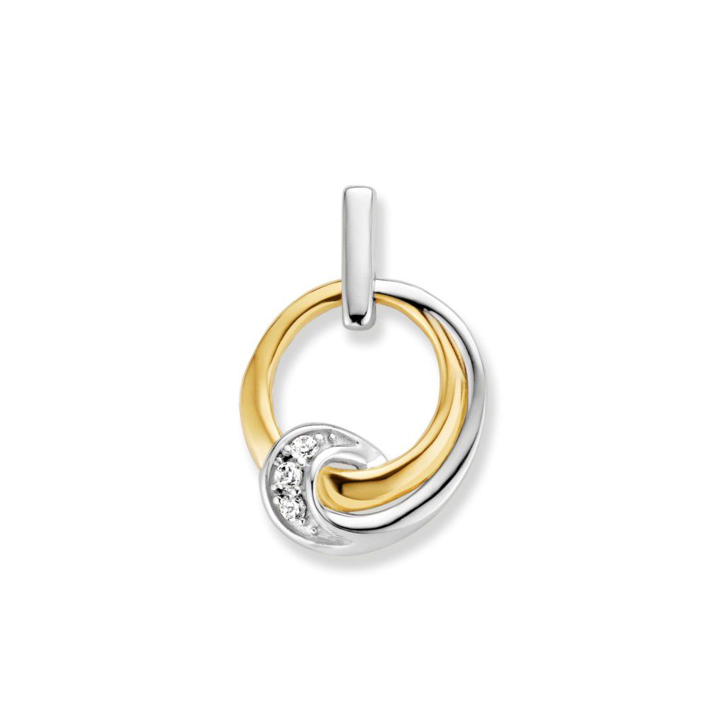 Hanger bicolor zirkonia
