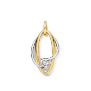 Hanger bicolor zirkonia
