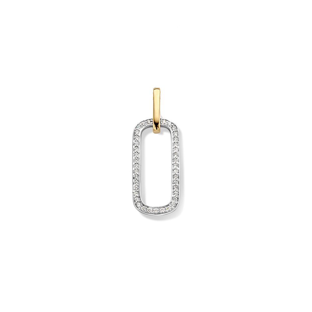 Hanger bicolor briljant 0,14 crt.