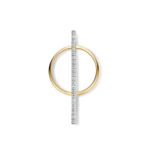 Hanger bicolor zirkonia