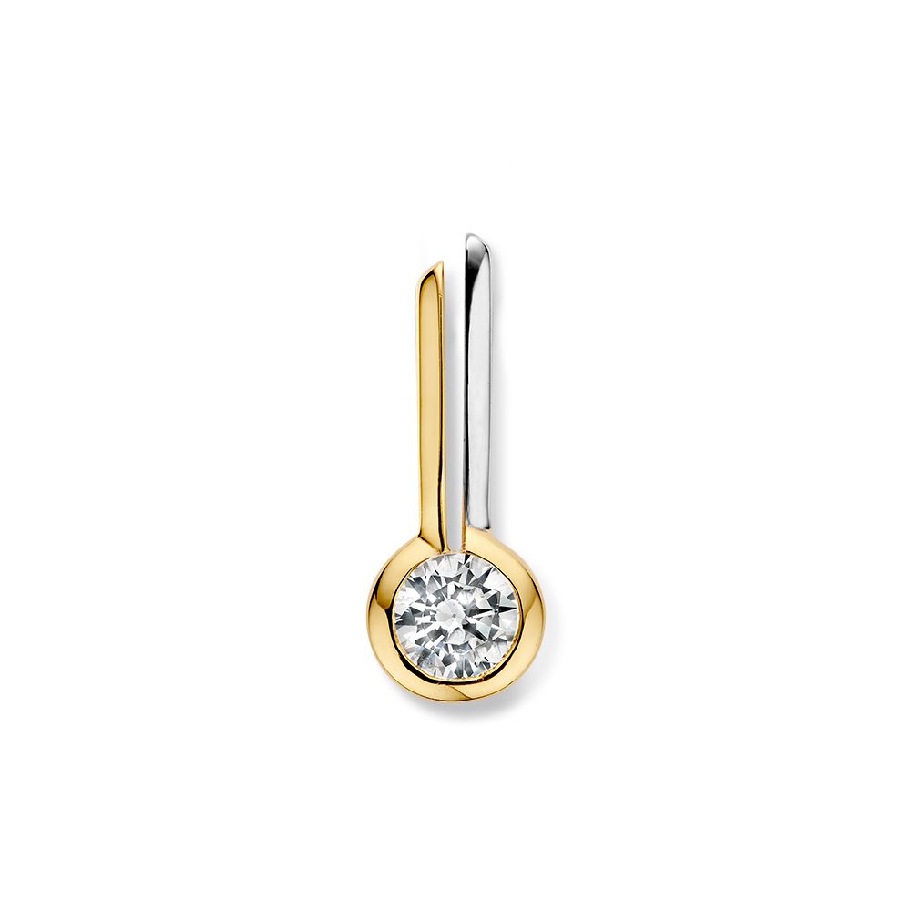 Hanger bicolor zirkonia