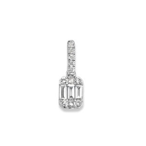 Hanger witgoud diamant 0,32 crt
