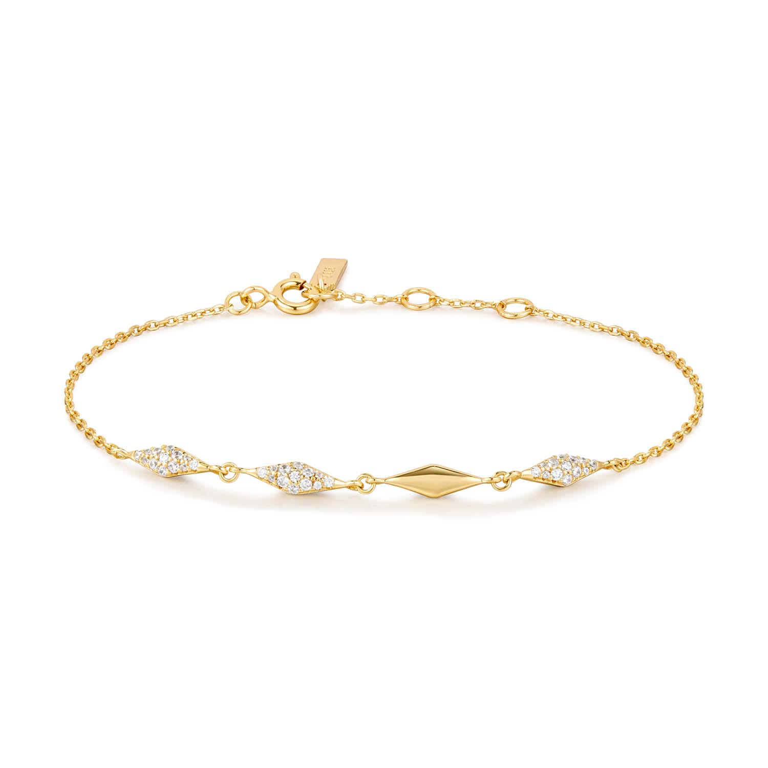 Gold Multi Sparkle Bracelet M - Afbeelding 2