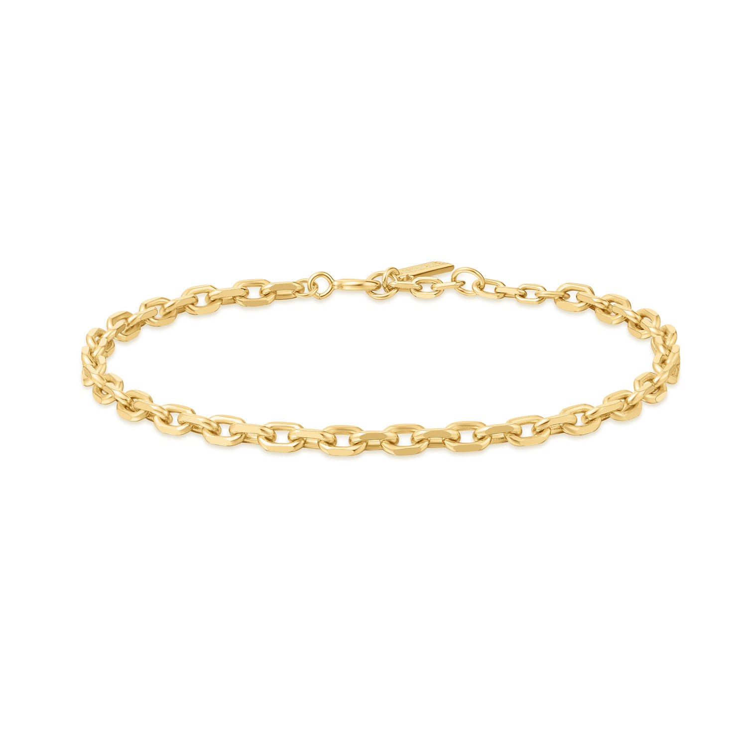 Gold Medium Chain Bracelet S