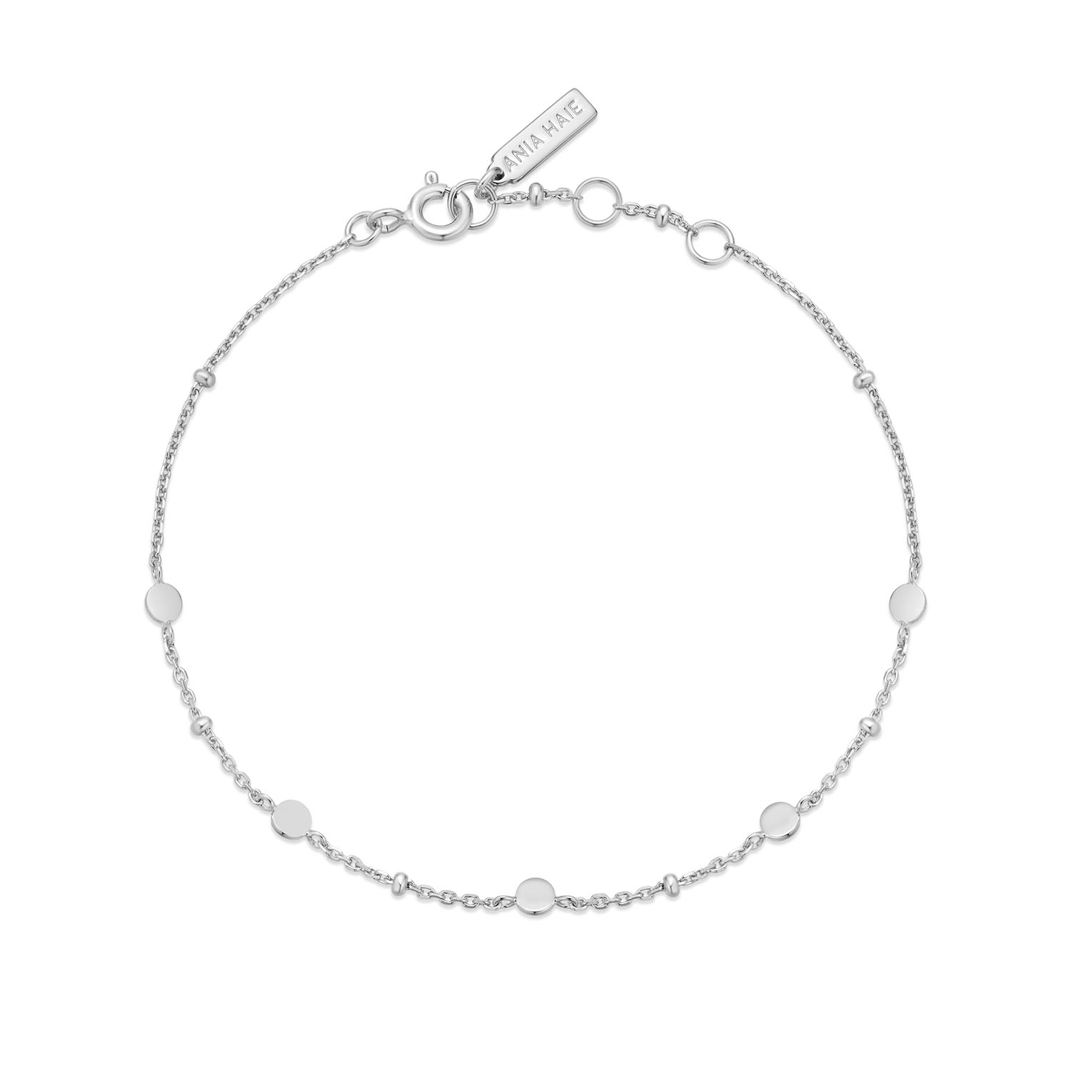 Silver Disc Station Bracelet S - Afbeelding 3