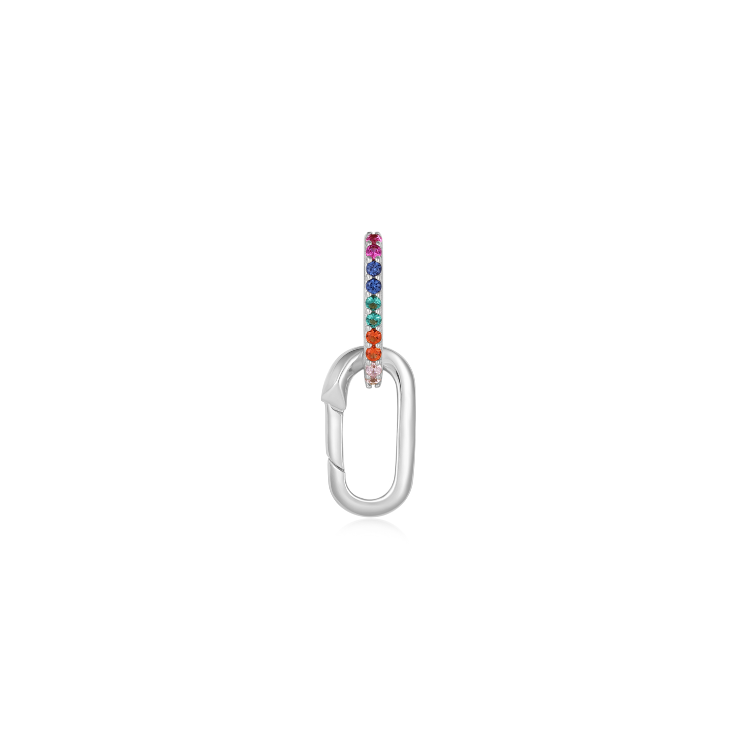 Zilver Rainbow Charm Connector
