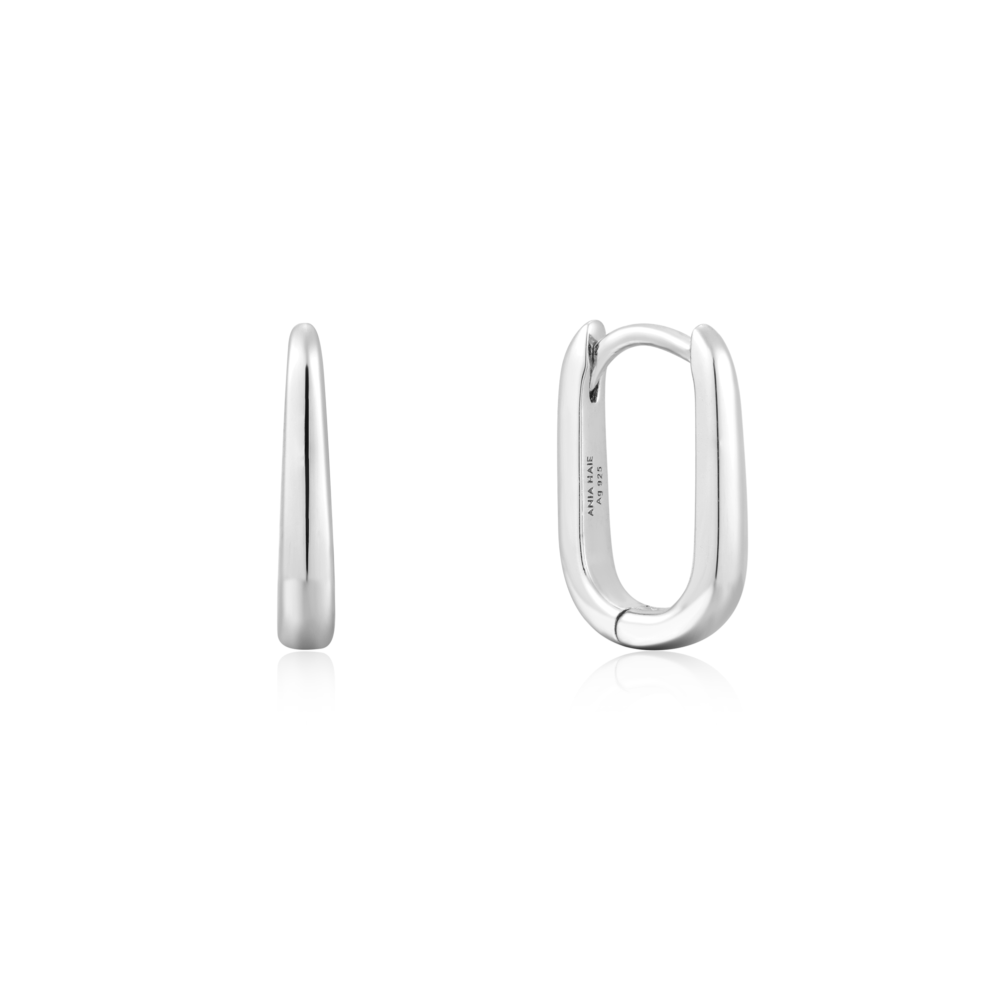 Silver Oval Huggies S