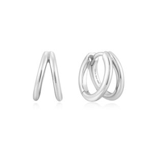 Silver Double Huggies S