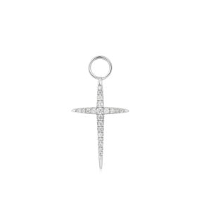 Zilver Cross Earring Charm