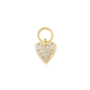 Pop Charms Gold Heart Ear Charm S