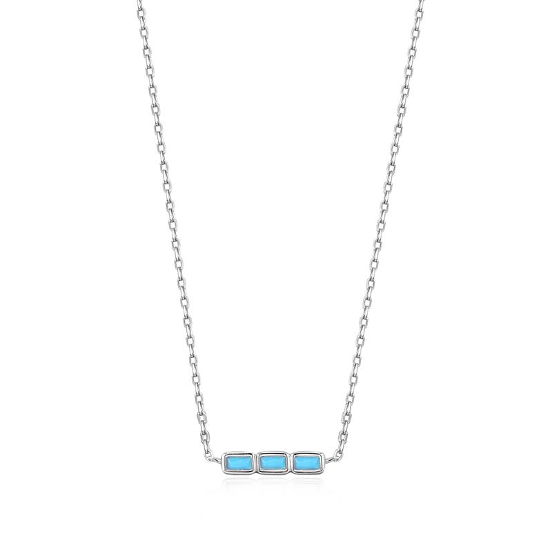 Turquoise Bar Necklace