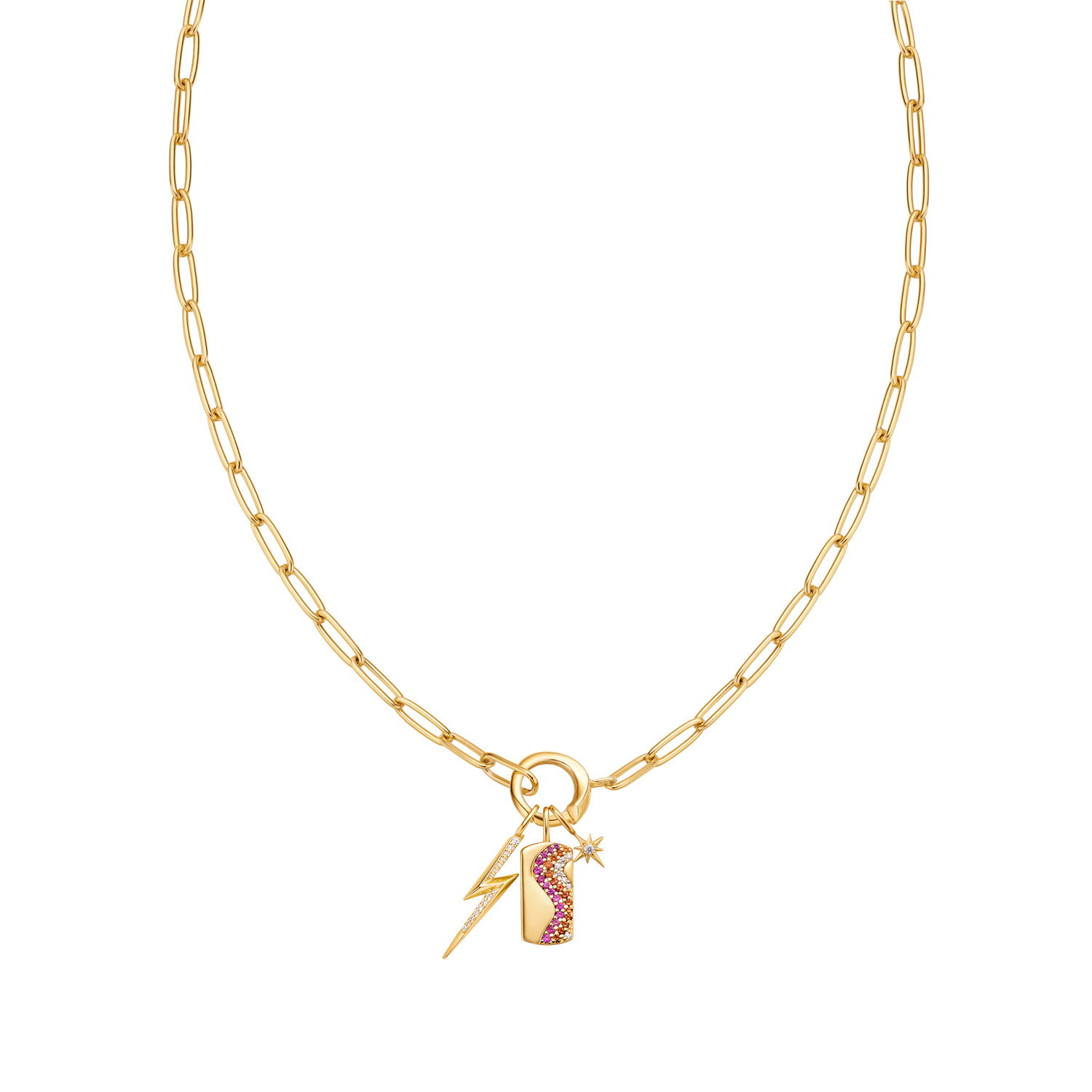Gold Lightning Charm - Afbeelding 2