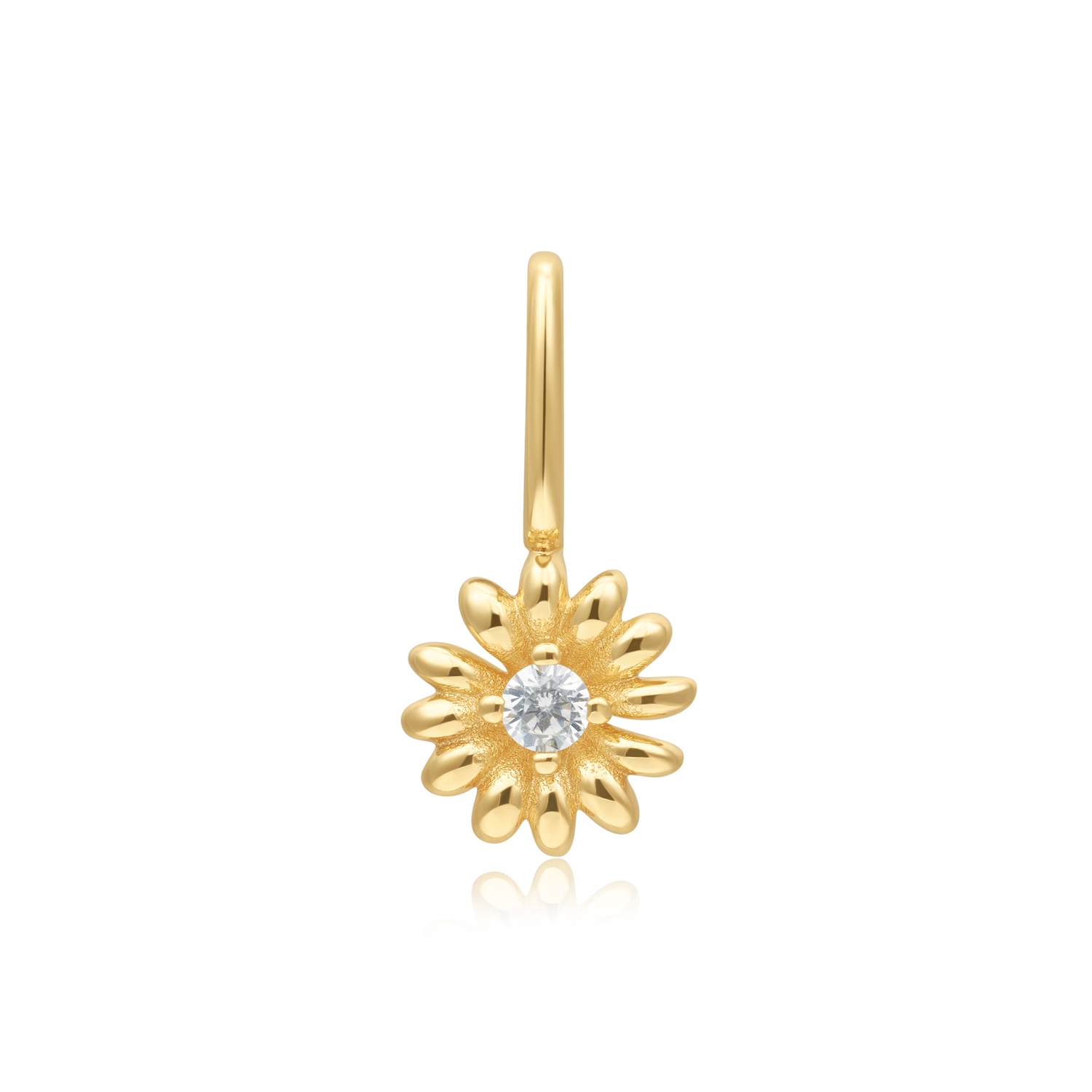 Pop Charms Gold Daisy Charm S