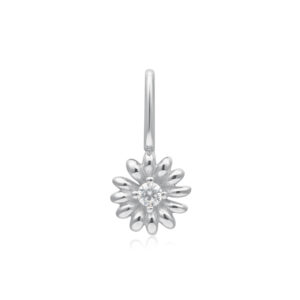Pop Charms Silver Daisy Charm S