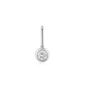 Pop Charms Silver Bezel Set Charm S
