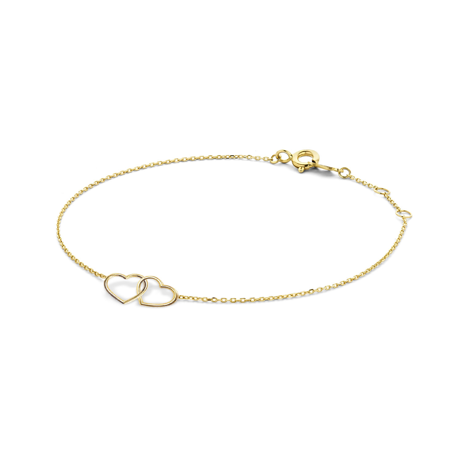 Double Heart Bracelet
