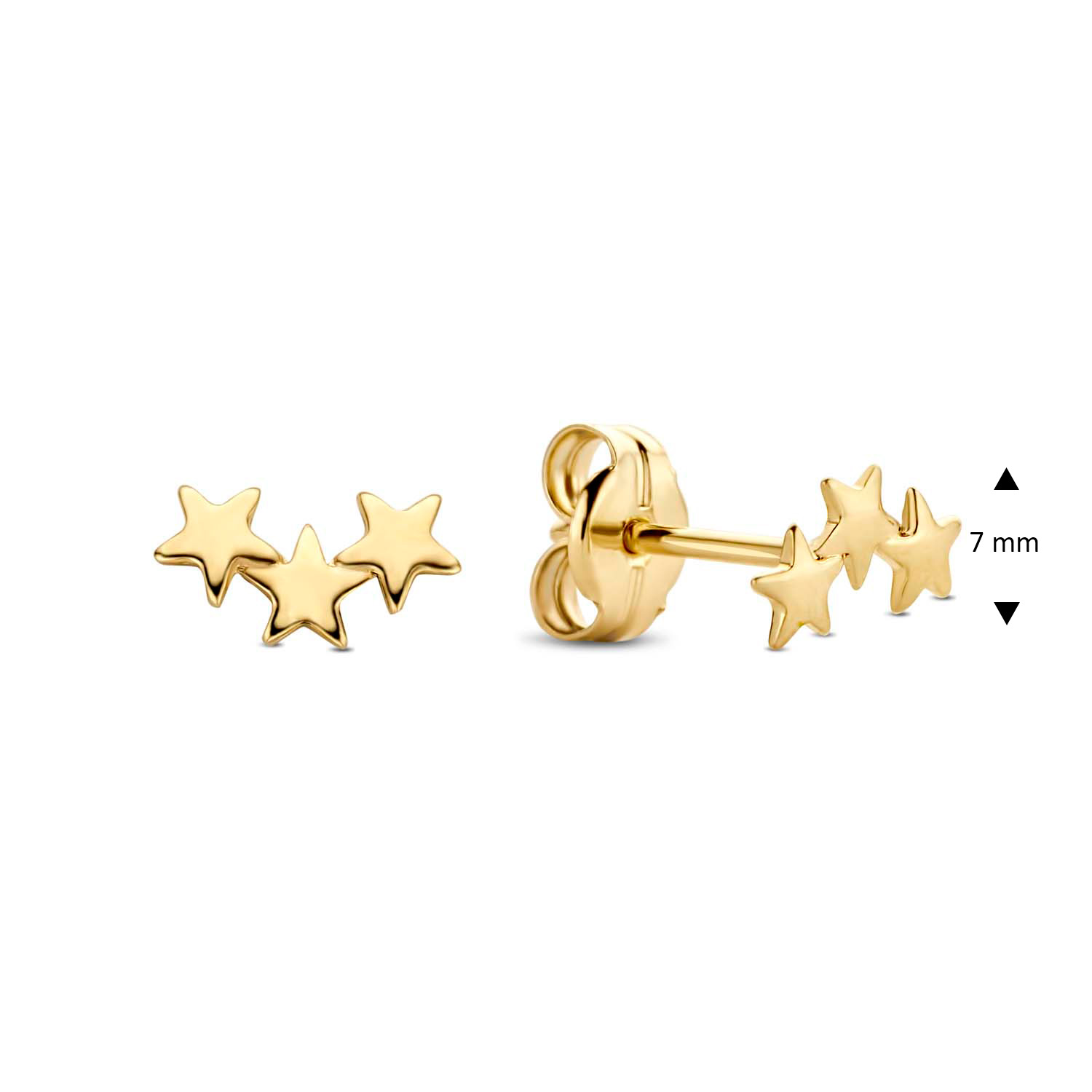 Triple Star Studs - Afbeelding 2