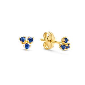 Triangle Sapphire Studs
