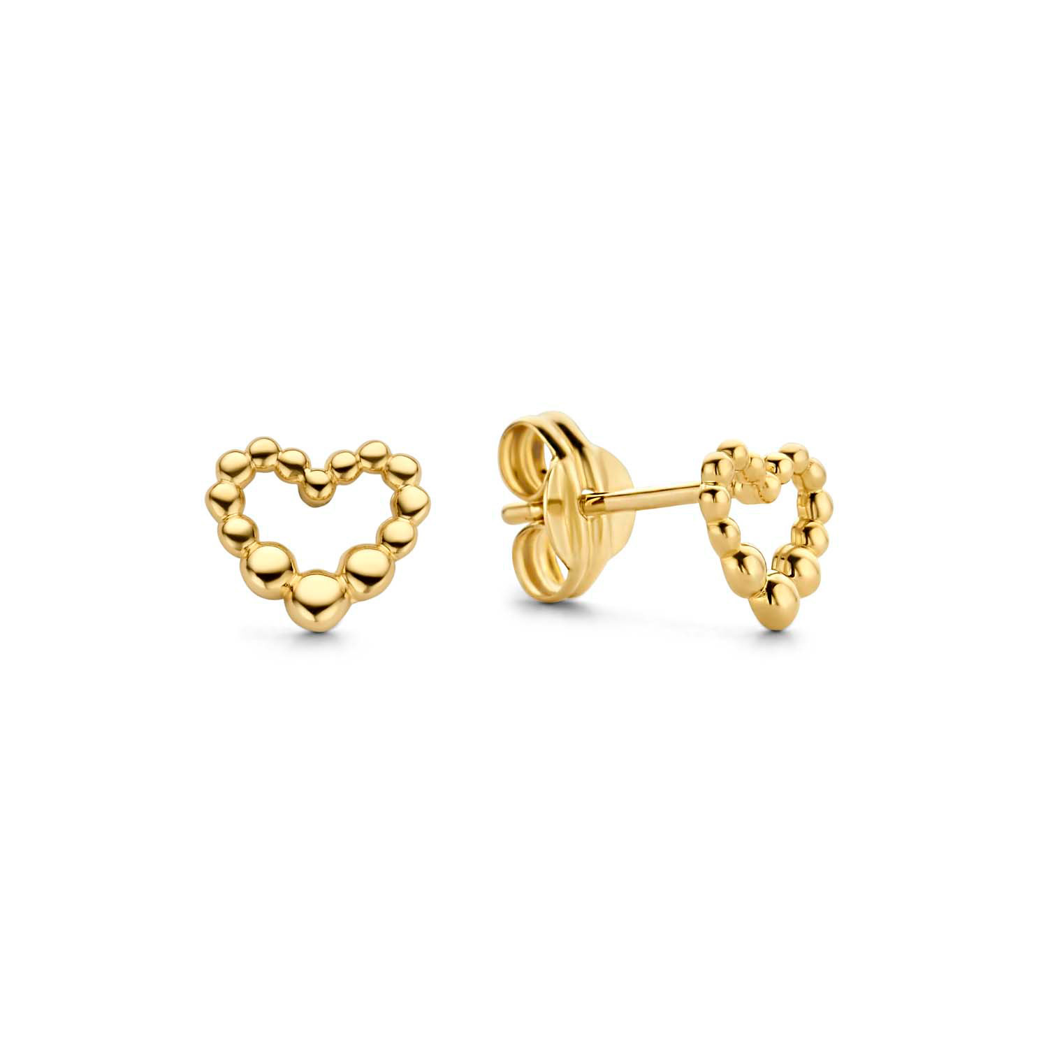 Dots hearts studs