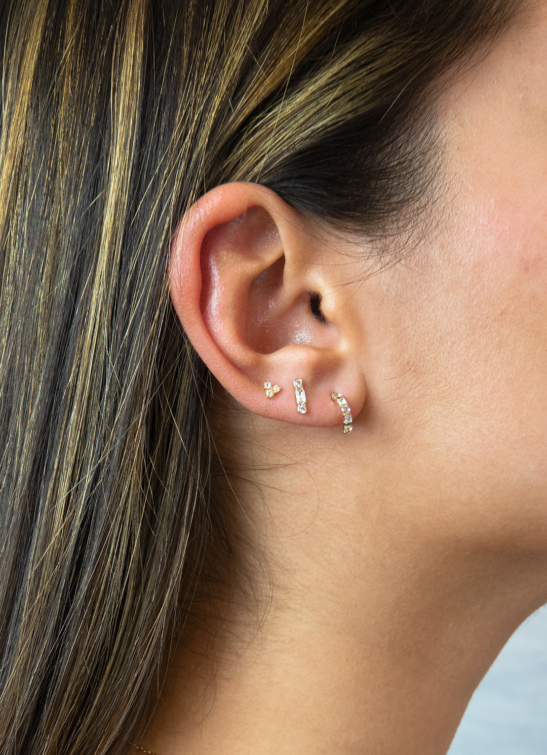 Eleonore Reagle Topaz Studs - Afbeelding 2