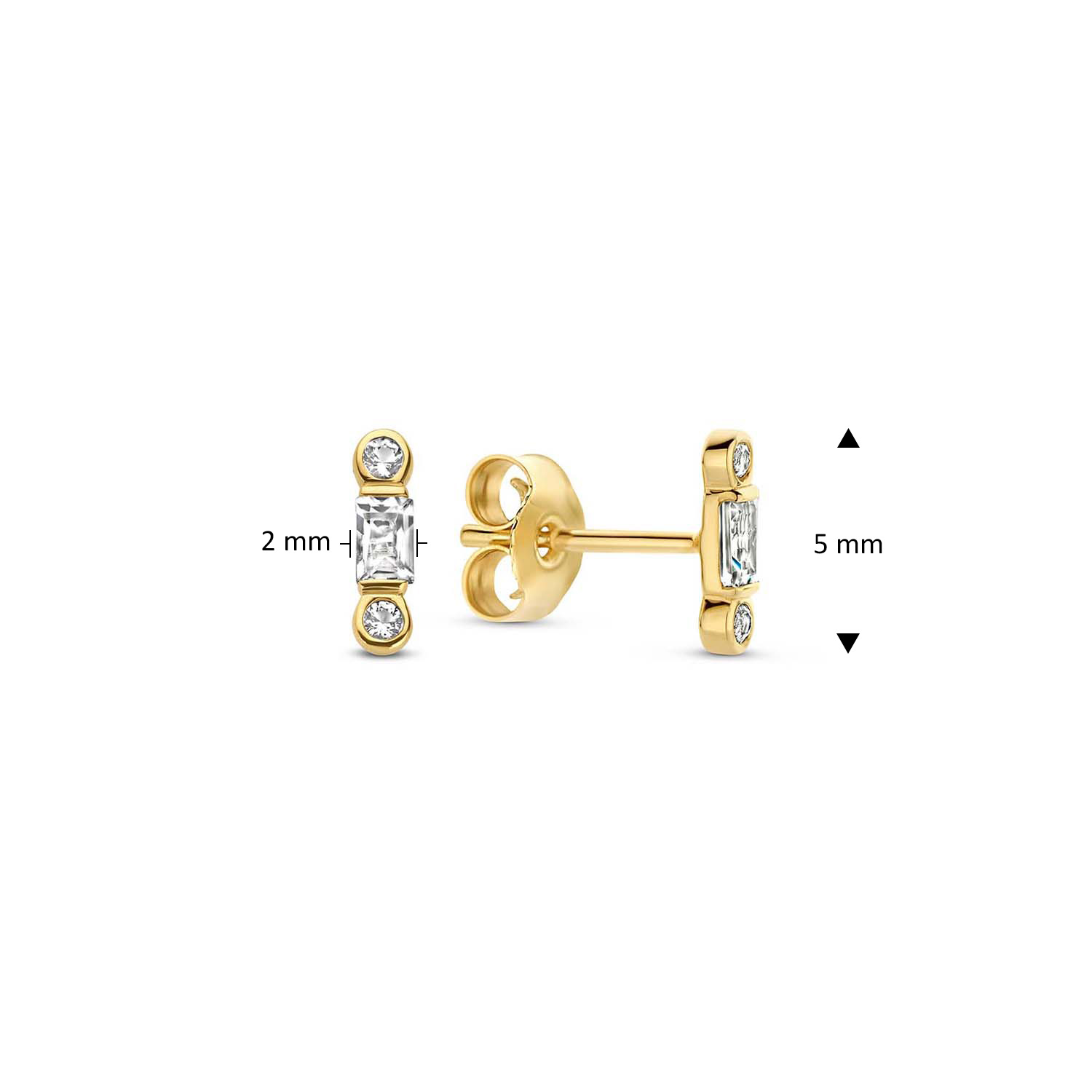 Eleonore Reagle Topaz Studs - Afbeelding 4