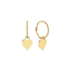 Corazón Hoops Earrings