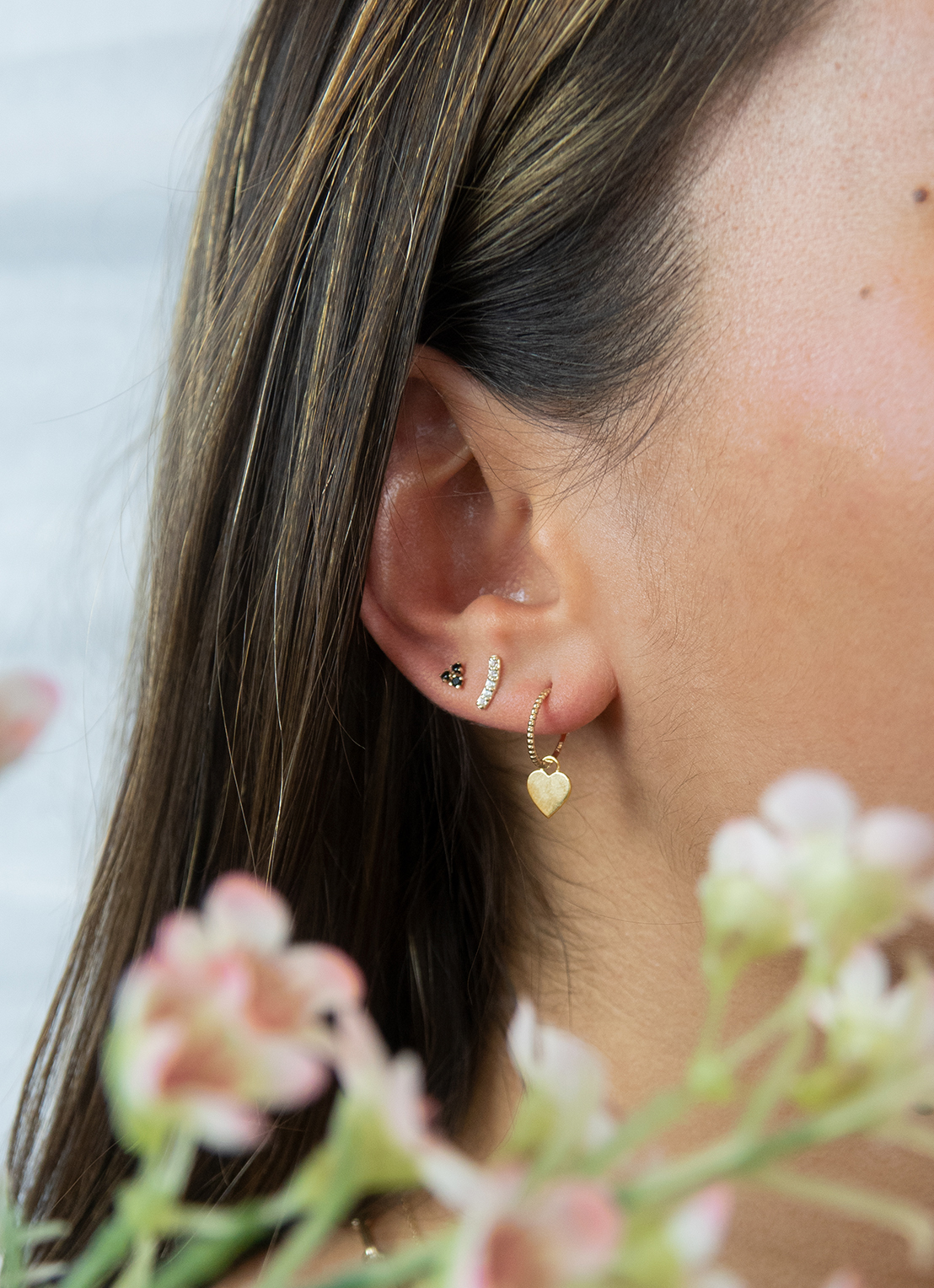Corazón Hoops Earrings - Afbeelding 2