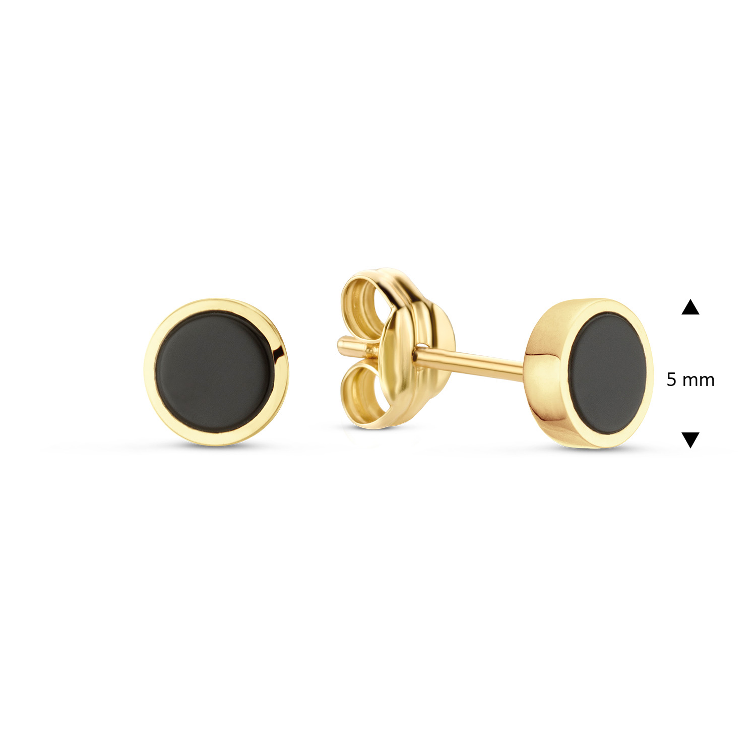 Black Agate Studs - Afbeelding 3