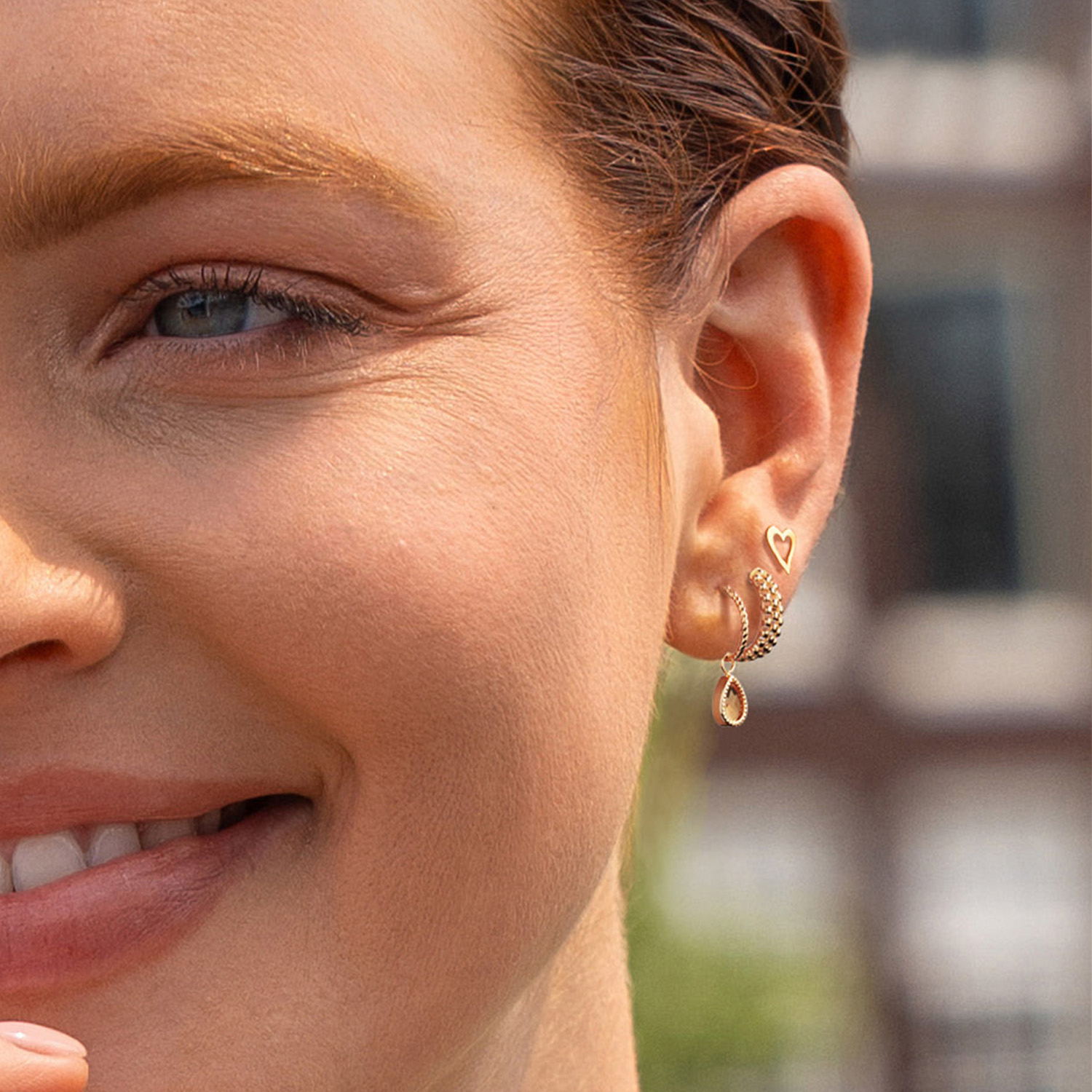 Amstel Citrine Hoops - Afbeelding 3