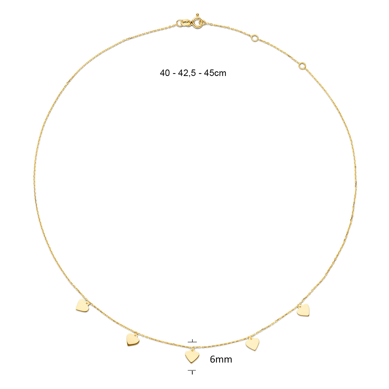 Hearts Necklace - Afbeelding 2