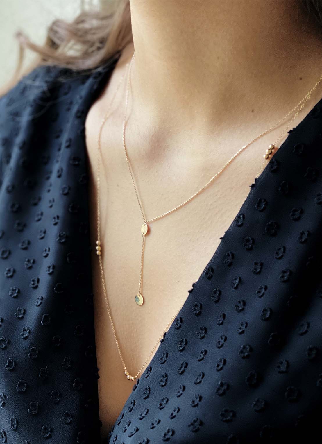 Long Drop Y-Necklace - Afbeelding 5