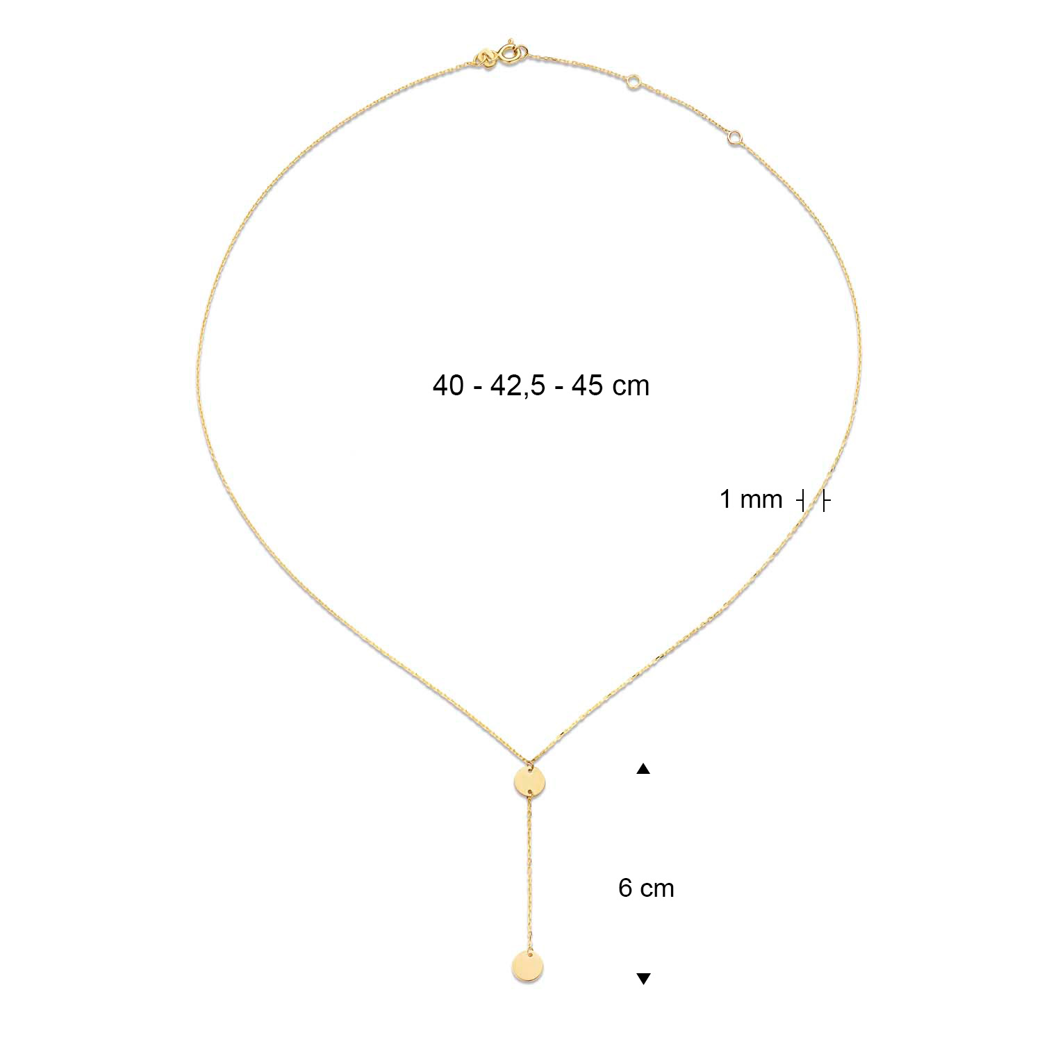 Long Drop Y-Necklace - Afbeelding 3