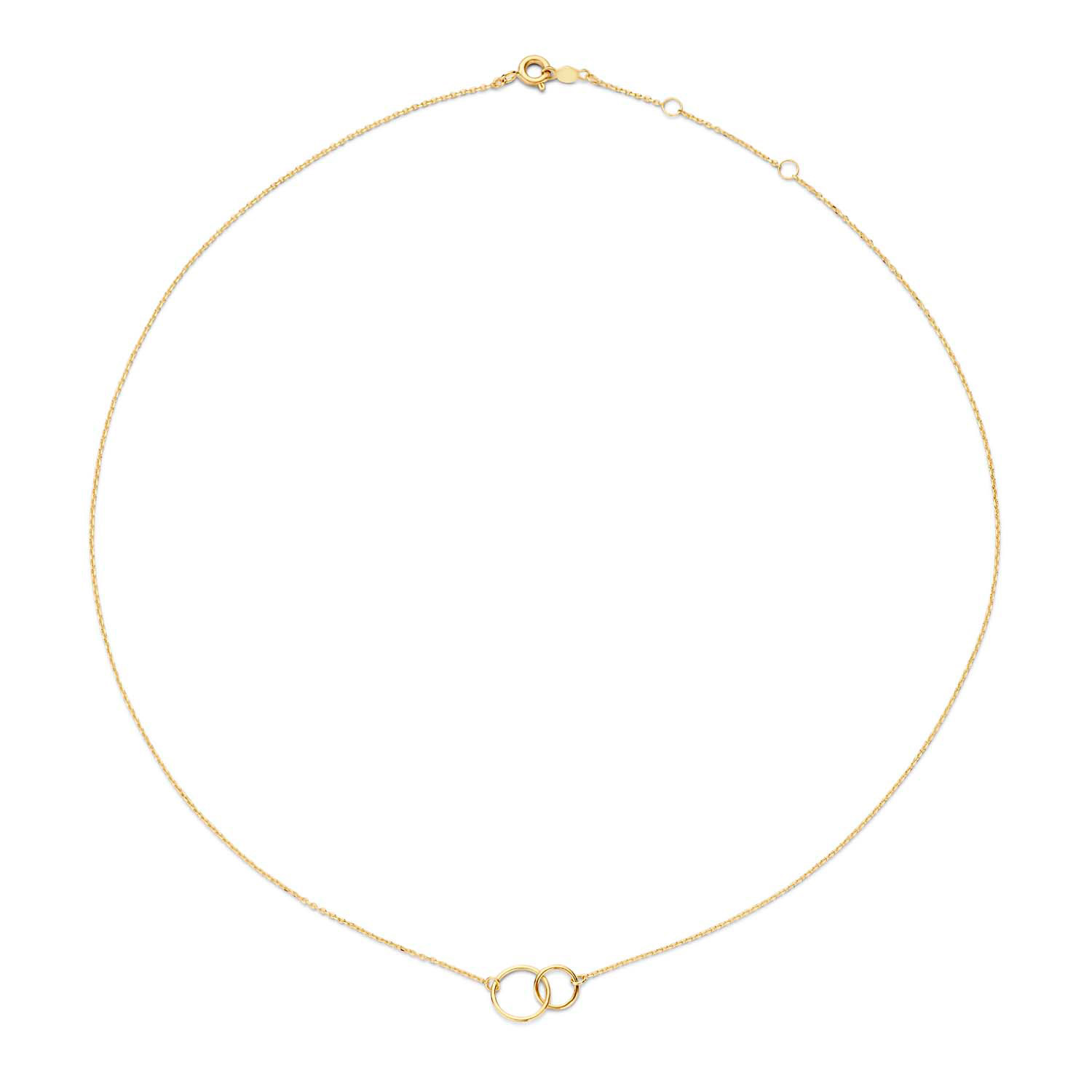 Double Circle Necklace