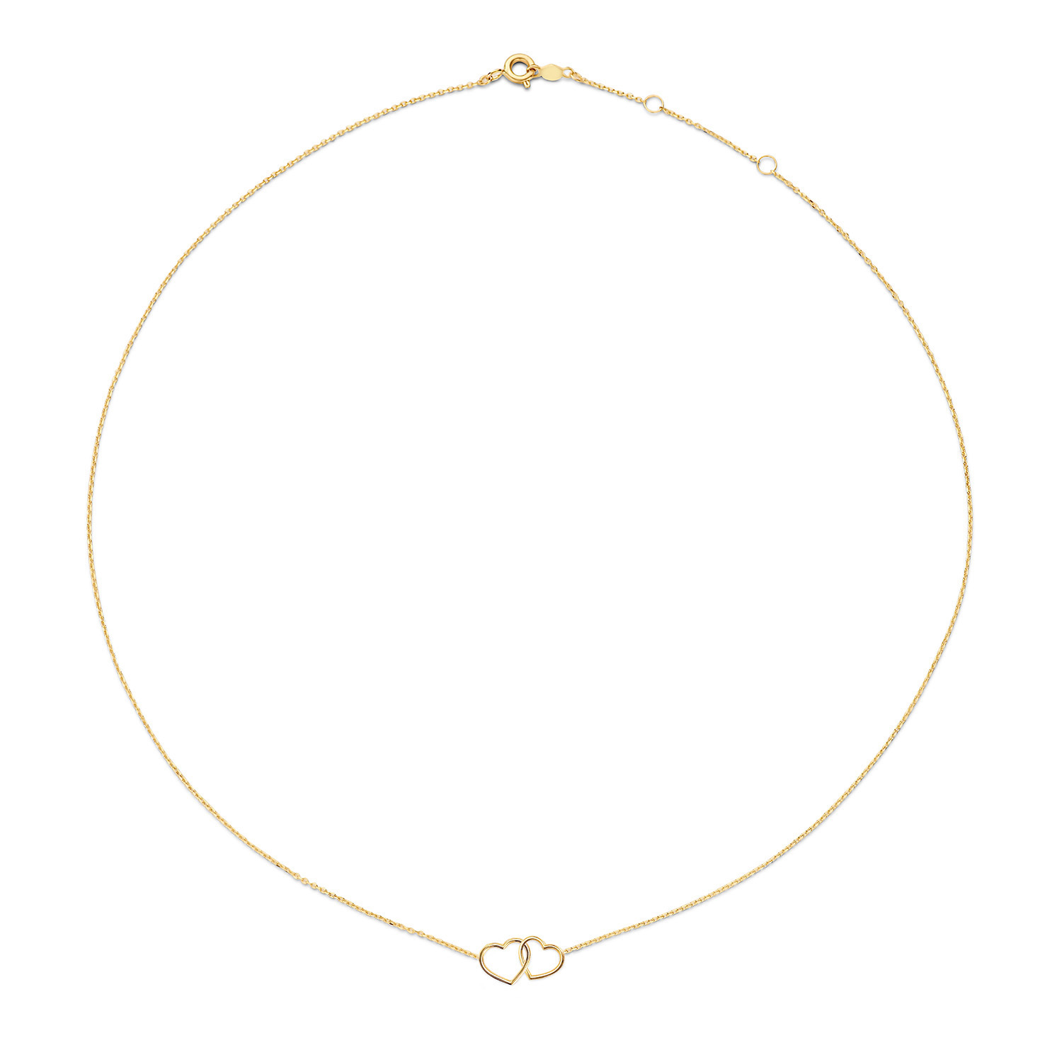 Double Heart Necklace - Afbeelding 4