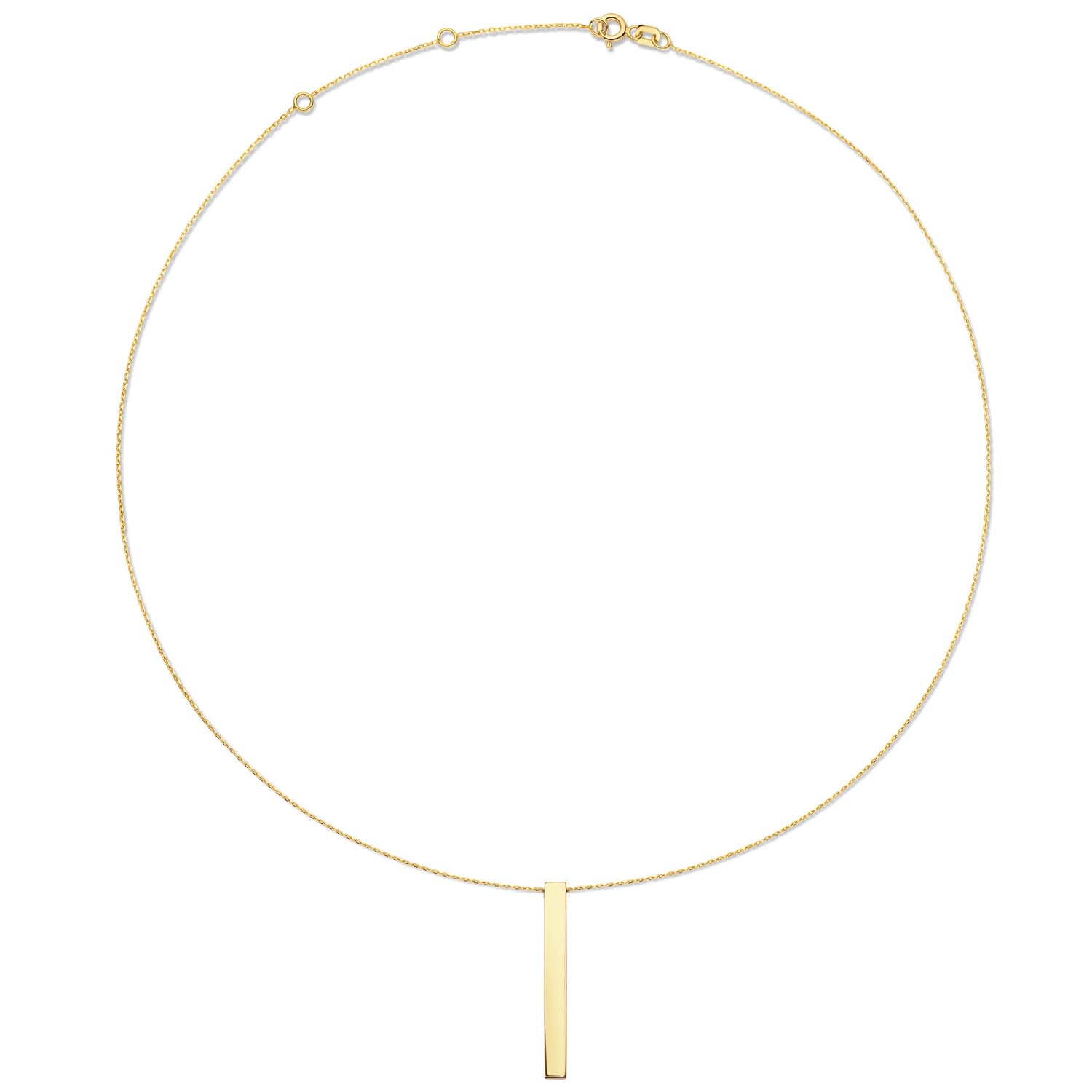 Engraving Long Bar Necklace - Afbeelding 2