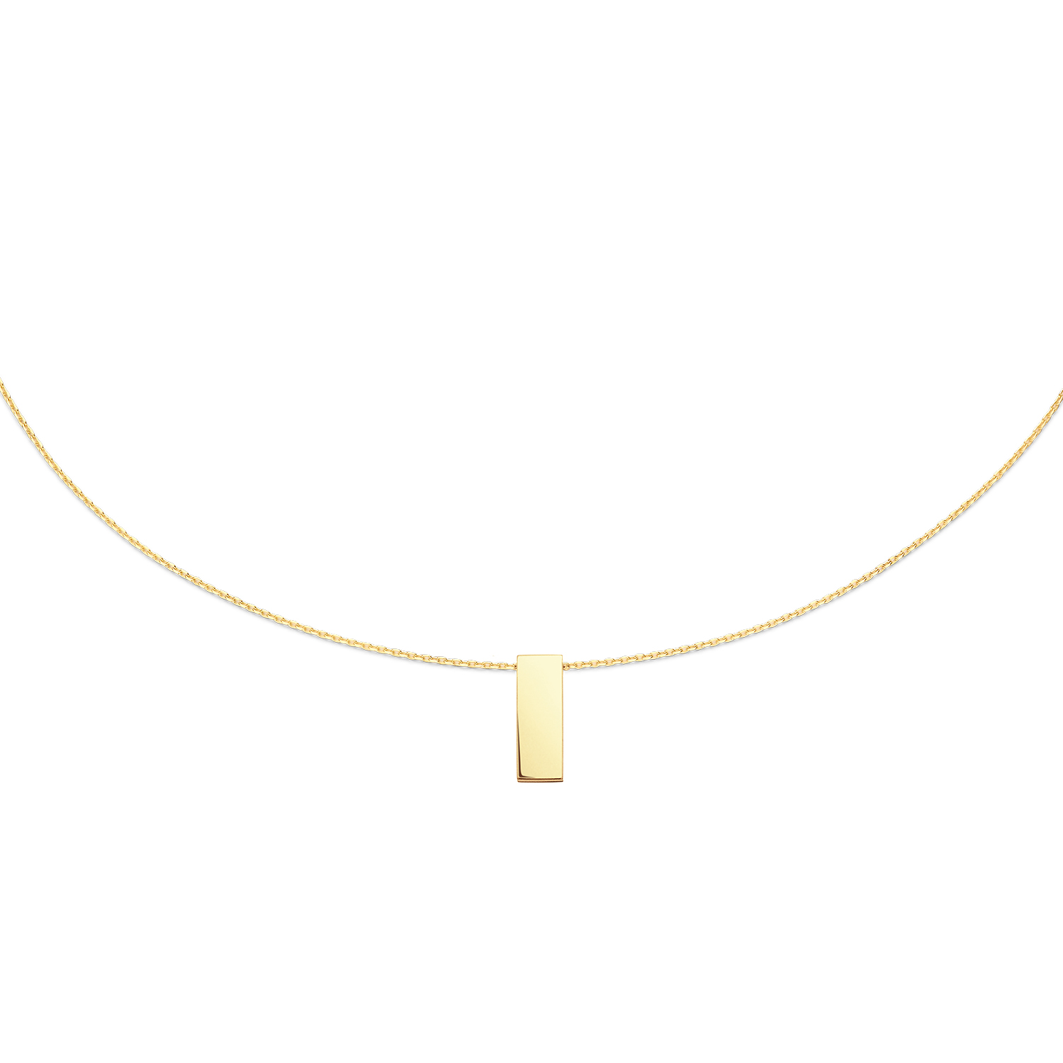 Engraving Bar Necklace