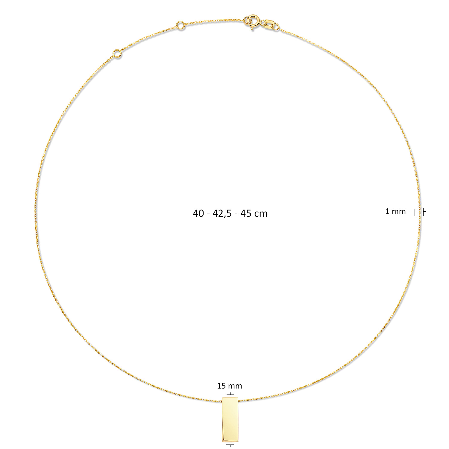 Engraving Bar Necklace - Afbeelding 5