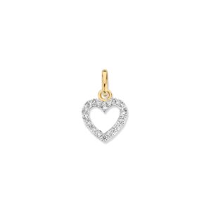 Hanger geelgoud zirkonia