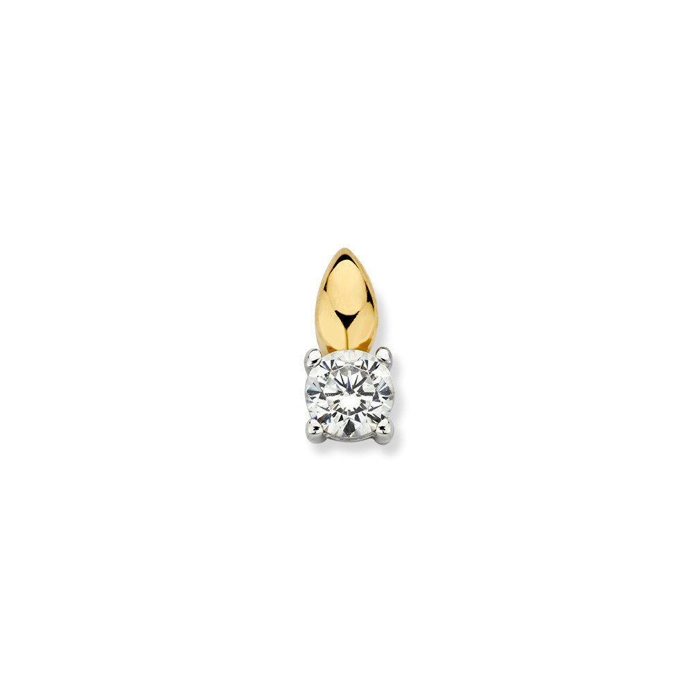 Hanger bicolor zirkonia