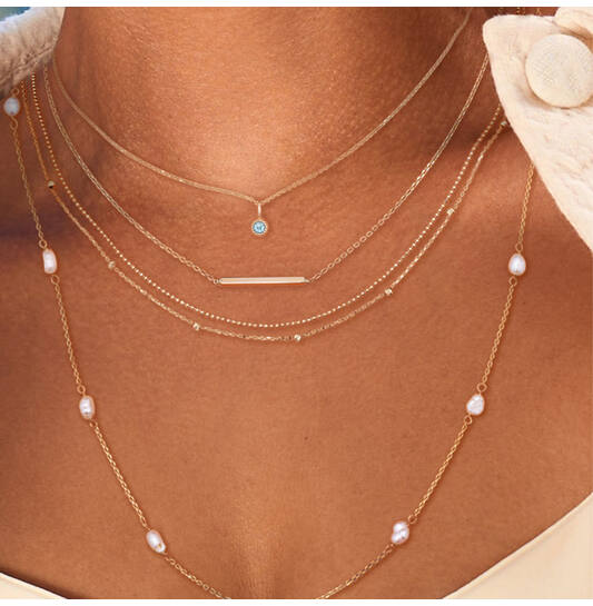 Grimaldi Blue Topaz Necklace - Afbeelding 3