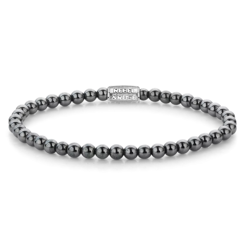 Grey Silver Shine - 4mm