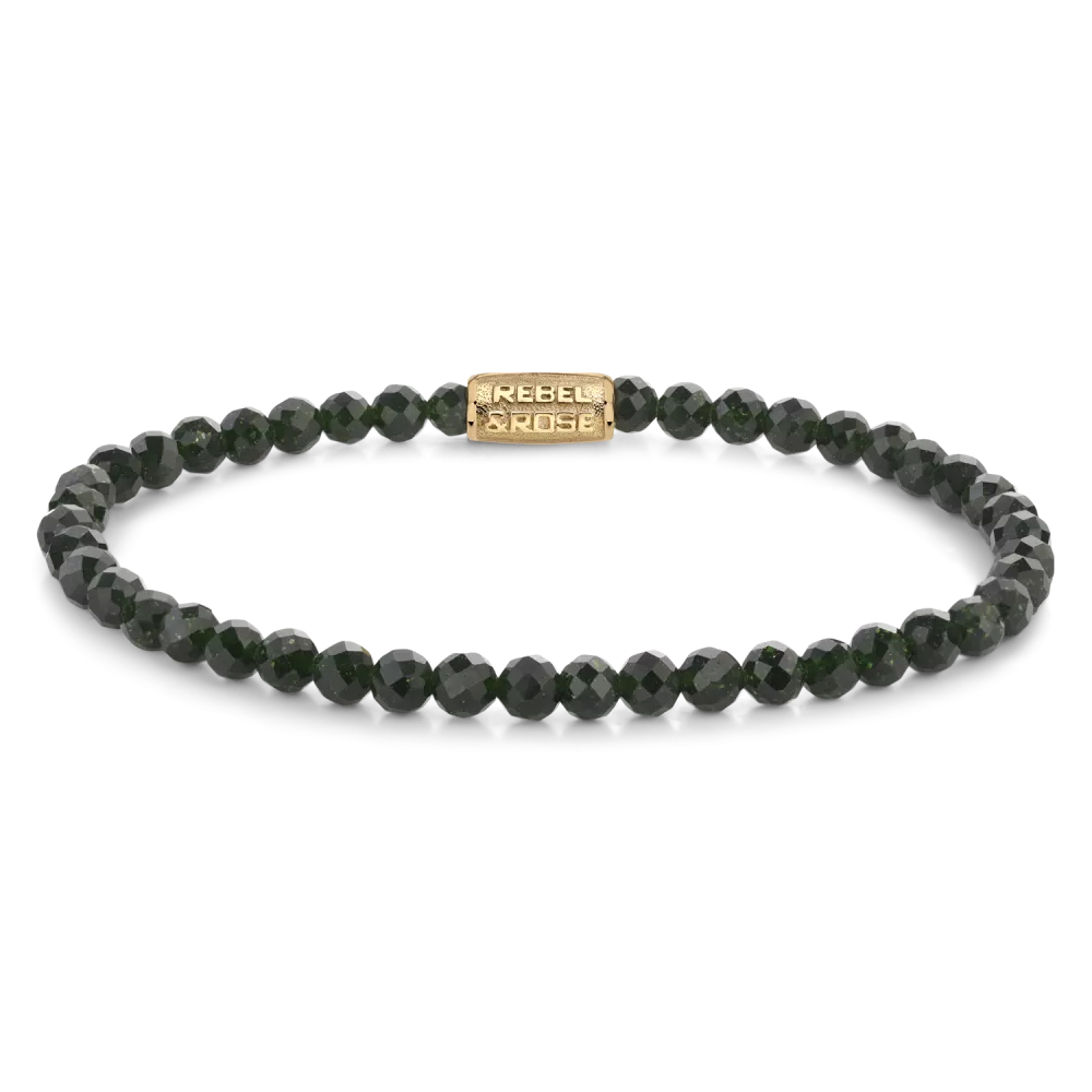 Green Glam Rocks Yellowgold - 4mm