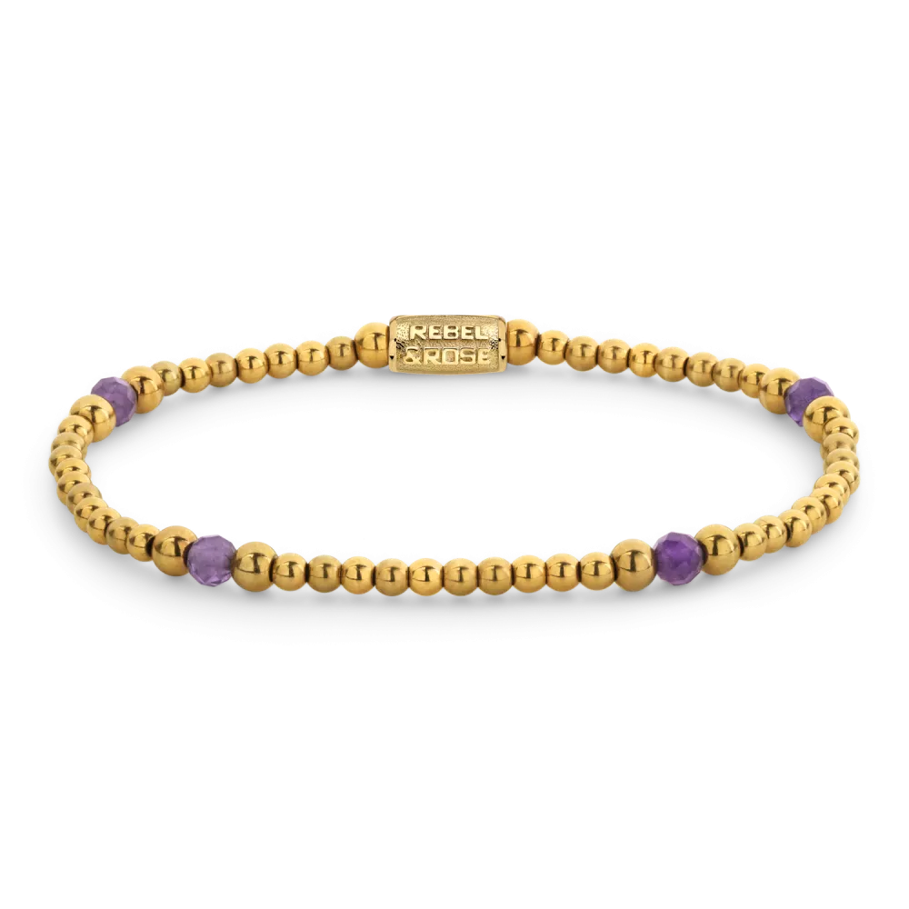 Touch of Purple Glam Rocks - 4mm